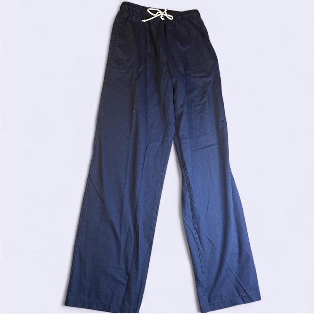 Vintage Ellen's Navy Blue Scrub Pants Women's Medium Made in USA - Picture 3 of 7